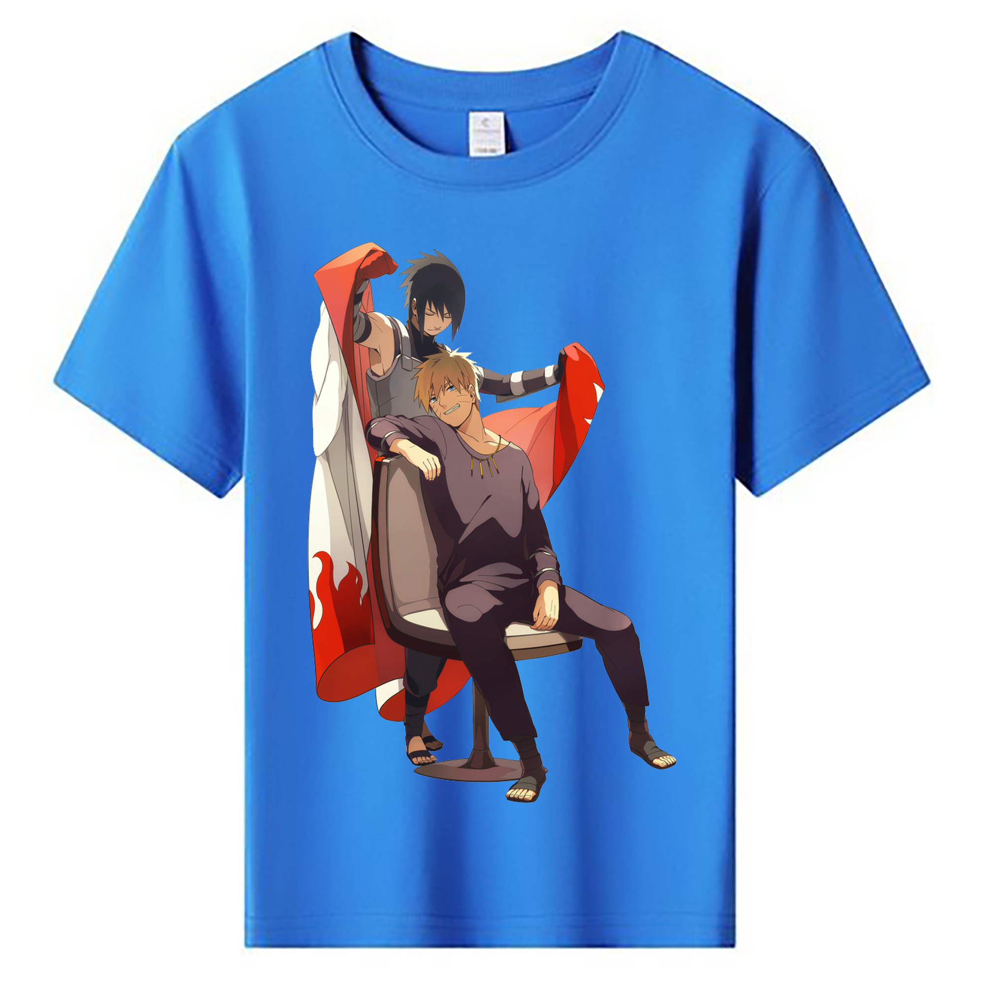 （画像用） NARUTO -ナルト- うずまき ナルト Uzumaki Naruto 綿100％キッズTシャツ（フロントプリント）